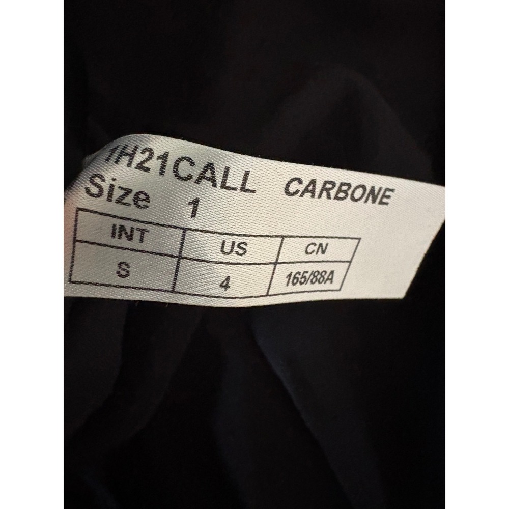 ba&sh Calliope Midi Dress S Geometric Tiered Boho French Chic Contemporary Mod - Picture 8 of 10
